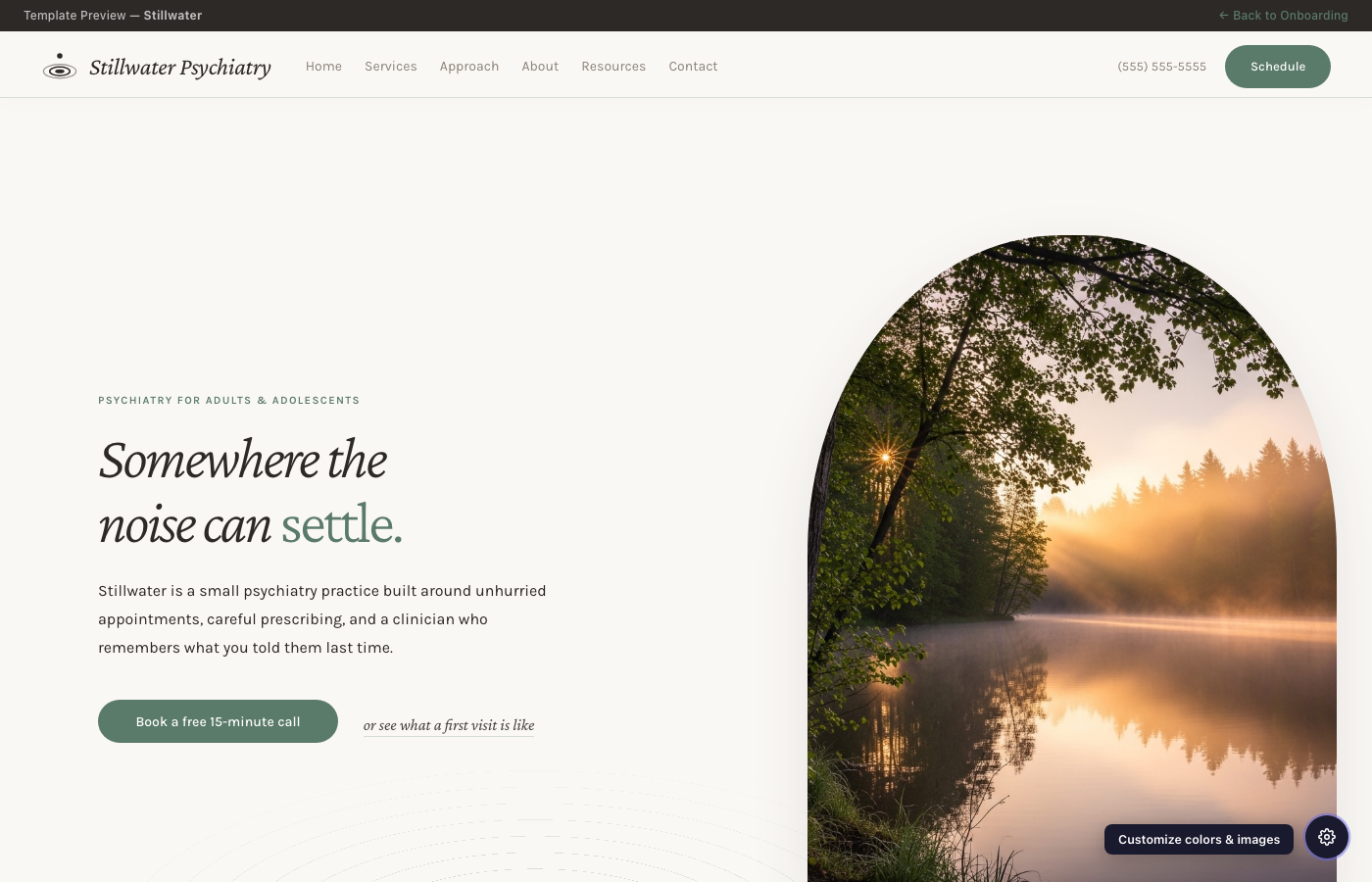 Stillwater website preview